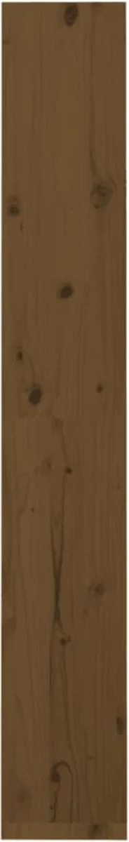 Furniture Limited - Boekenkast/kamerscherm 60x30x199,5 Cm Grenenhout Honingbruin 6 Furniture Limited - Boekenkast/kamerscherm 60x30x199,5 Cm Grenenhout Honingbruin - Afbeelding 4