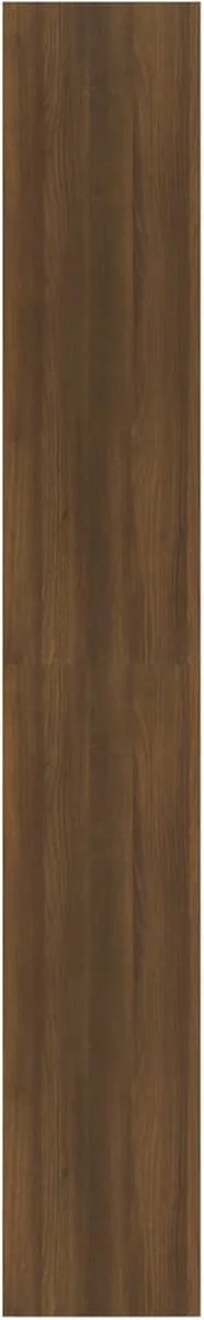 Furniture Limited - Boekenkast/kamerscherm 80x30x198 Cm Spaanplaat Bruineikenkleur 10 Furniture Limited - Boekenkast/kamerscherm 80x30x198 Cm Spaanplaat Bruineikenkleur - Afbeelding 8