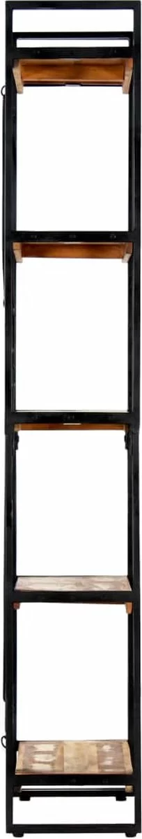 Furniture Limited - Boekenkast Met 5 Schappen 60x30x180 Cm Massief Gerecycled Hout 5 Furniture Limited - Boekenkast Met 5 Schappen 60x30x180 Cm Massief Gerecycled Hout - Afbeelding 3