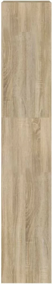 Furniture Limited - Boekenkast/kamerscherm 40x30x166 Cm Sonoma Eikenkleurig 7 Furniture Limited - Boekenkast/kamerscherm 40x30x166 Cm Sonoma Eikenkleurig - Afbeelding 5