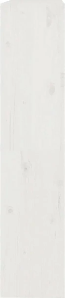 Furniture Limited - Boekenkast/kamerscherm 80x30x135,5 Cm Massief Grenenhout Wit 8 Furniture Limited - Boekenkast/kamerscherm 80x30x135,5 Cm Massief Grenenhout Wit - Afbeelding 6