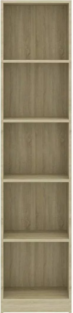Furniture Limited - Boekenkast Met 5 Schappen 40x24x175 Cm Bewerkt Hout Sonoma Eik 12 Furniture Limited - Boekenkast Met 5 Schappen 40x24x175 Cm Bewerkt Hout Sonoma Eik -DECORATIE Winkel 281x1200