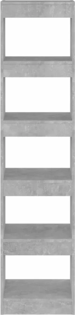Furniture Limited - Boekenkast/kamerscherm 40x30x166 Cm Betongrijs 14 Furniture Limited - Boekenkast/kamerscherm 40x30x166 Cm Betongrijs -DECORATIE Winkel 289x1200 1