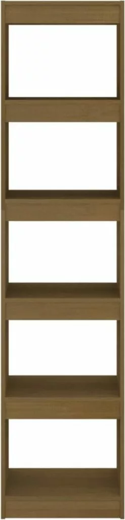 Furniture Limited - Boekenkast/kamerscherm 40x30x167,5 Cm Grenenhout Honingbruin -DECORATIE Winkel 289x1200