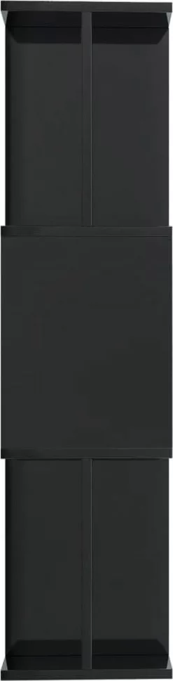 Furniture Limited - Boekenkast/kamerscherm 80x24x96 Cm Hoogglans Zwart 11 Furniture Limited - Boekenkast/kamerscherm 80x24x96 Cm Hoogglans Zwart -DECORATIE Winkel 306x1200 1