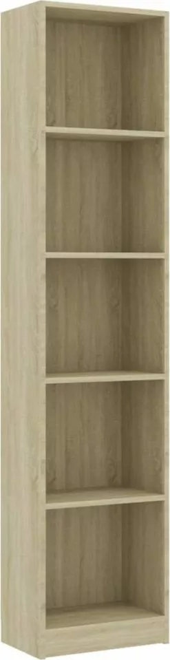 Furniture Limited - Boekenkast Met 5 Schappen 40x24x175 Cm Bewerkt Hout Sonoma Eik 14 Furniture Limited - Boekenkast Met 5 Schappen 40x24x175 Cm Bewerkt Hout Sonoma Eik -DECORATIE Winkel 309x1200 1