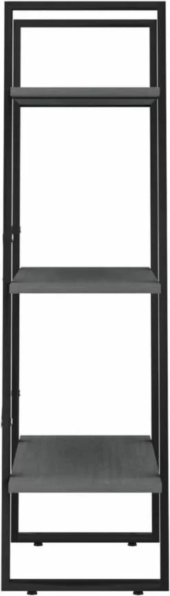 Furniture Limited - Opbergrek 60x30x105 Cm Massief Grenenhout Grijs -DECORATIE Winkel 343x1200