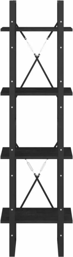 Furniture Limited - Boekenkast Met 4 Schappen 40x30x140 Cm Massief Grenenhout Zwart 18 Furniture Limited - Boekenkast Met 4 Schappen 40x30x140 Cm Massief Grenenhout Zwart -DECORATIE Winkel 343x1200 6