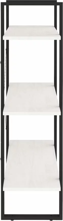 Furniture Limited - Boekenkast Met 3 Schappen 80x30x105 Cm Massief Grenenhout Wit 17 Furniture Limited - Boekenkast Met 3 Schappen 80x30x105 Cm Massief Grenenhout Wit -DECORATIE Winkel 345x1200