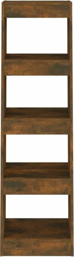 Furniture Limited - Boekenkast/kamerscherm 40x30x135 Cm Gerookt Eikenkleurig -DECORATIE Winkel 349x1200