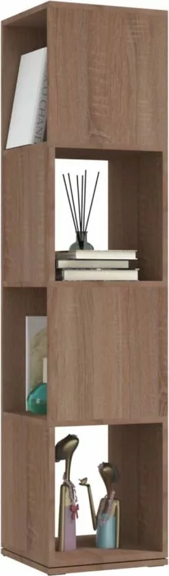 Furniture Limited - Draaikast 34,5x34,5x147,5 Cm Spaanplaat Sonoma Eiken 14 Furniture Limited - Draaikast 34,5x34,5x147,5 Cm Spaanplaat Sonoma Eiken -DECORATIE Winkel 353x1200