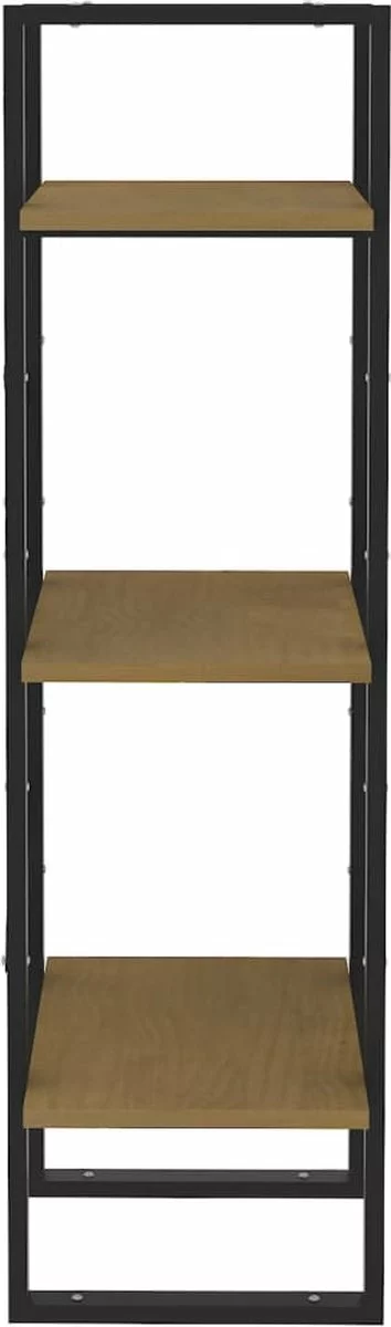 Furniture Limited - Boekenkast Met 3 Schappen 40x30x105 Cm Grenenhout Honingbruin 4 Furniture Limited - Boekenkast Met 3 Schappen 40x30x105 Cm Grenenhout Honingbruin - Afbeelding 2