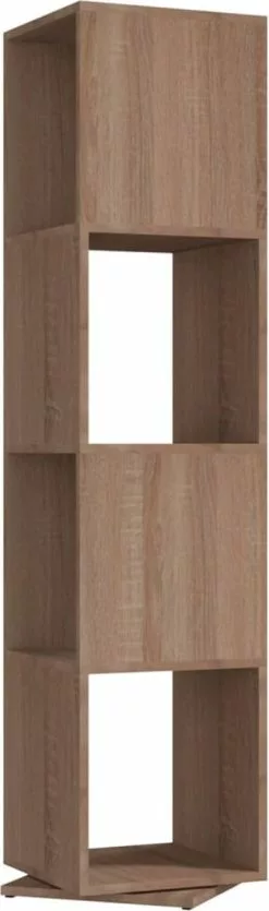Furniture Limited - Draaikast 34,5x34,5x147,5 Cm Spaanplaat Sonoma Eiken 12 Furniture Limited - Draaikast 34,5x34,5x147,5 Cm Spaanplaat Sonoma Eiken -DECORATIE Winkel 355x1200