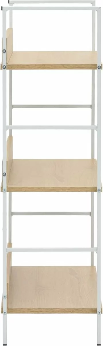 Furniture Limited - Boekenkast Met 3 Schappen 60x27,6x90,5 Cm Spaanplaat Eikenkleur 6 Furniture Limited - Boekenkast Met 3 Schappen 60x27,6x90,5 Cm Spaanplaat Eikenkleur - Afbeelding 4