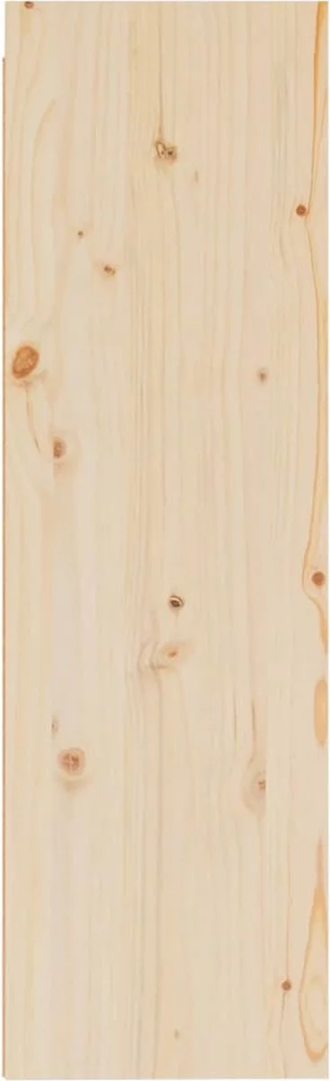 Furniture Limited - Wandkasten 2 St 30x30x100 Cm Massief Grenenhout 6 Furniture Limited - Wandkasten 2 St 30x30x100 Cm Massief Grenenhout - Afbeelding 4