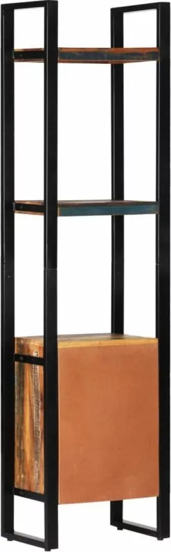 Furniture Limited - Boekenkast 45x30x171 Cm Massief Gerecycled Hout 18 Furniture Limited - Boekenkast 45x30x171 Cm Massief Gerecycled Hout -DECORATIE Winkel 373x1200