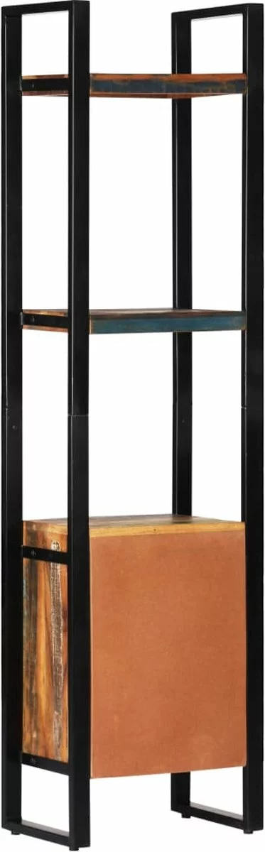 Furniture Limited - Boekenkast 45x30x171 Cm Massief Gerecycled Hout 10 Furniture Limited - Boekenkast 45x30x171 Cm Massief Gerecycled Hout - Afbeelding 8