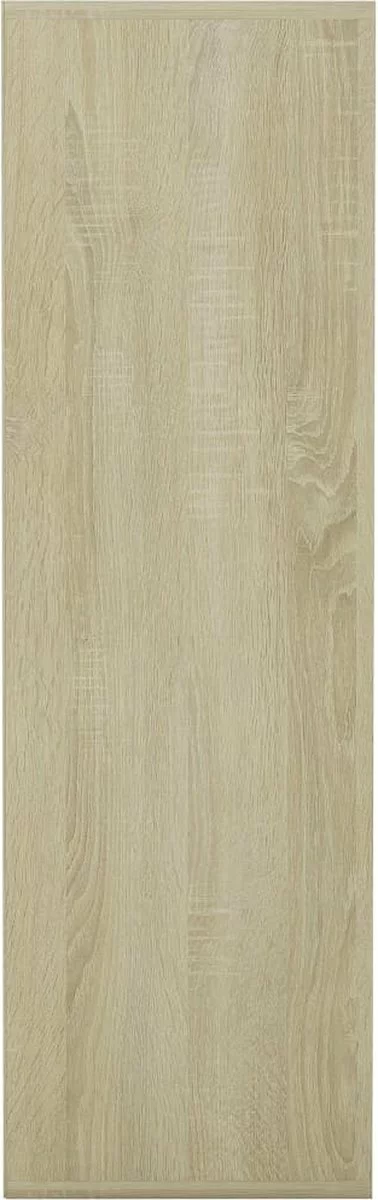 Furniture Limited - Boekenkast 98x30x98 Cm Spaanplaat Sonoma Eikenkleurig 8 Furniture Limited - Boekenkast 98x30x98 Cm Spaanplaat Sonoma Eikenkleurig - Afbeelding 6