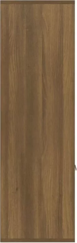 Furniture Limited - Boekenkast 98x30x98 Cm Bruineikenkleurig -DECORATIE Winkel 382x1200