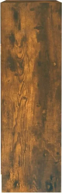 Furniture Limited - Boekenkast 60x24x74,5 Cm Bewerkt Hout Gerookt Eikenkleurig -DECORATIE Winkel 388x1200