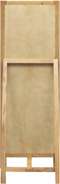 Furniture Limited - Spiegel Vrijstaand 48x46,5x150 Cm Massief Eikenhout -DECORATIE Winkel 396x1200 3