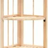 Furniture Limited - Hoekschap 27x27x110 Cm Cederhout -DECORATIE Winkel 412x1200