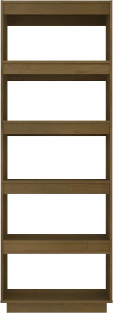 Furniture Limited - Boekenkast/kamerscherm 60x35x167 Cm Grenenhout Honingbruin 4 Furniture Limited - Boekenkast/kamerscherm 60x35x167 Cm Grenenhout Honingbruin - Afbeelding 2