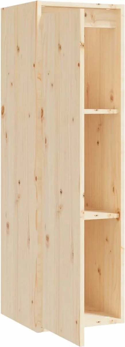 Furniture Limited - Wandkasten 2 St 30x30x100 Cm Massief Grenenhout 10 Furniture Limited - Wandkasten 2 St 30x30x100 Cm Massief Grenenhout - Afbeelding 8