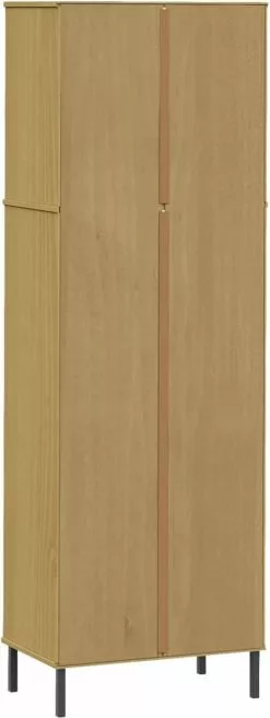 Furniture Limited - Boekenkast Met 2 Lades OSLO 60x35x180 Cm Massief Hout Bruin 18 Furniture Limited - Boekenkast Met 2 Lades OSLO 60x35x180 Cm Massief Hout Bruin -DECORATIE Winkel 452x1200