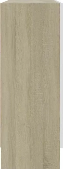 Furniture Limited - Boekenkast 82,5x30,5x80 Cm Spaanplaat Wit Sonoma Eikenkleurig -DECORATIE Winkel 453x1200 1