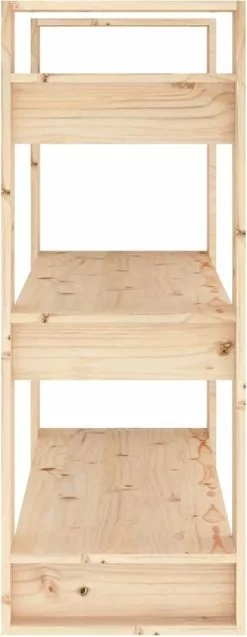 Furniture Limited - Boekenkast/kamerscherm 80x35x91 Cm Massief Grenenhout -DECORATIE Winkel 465x1200