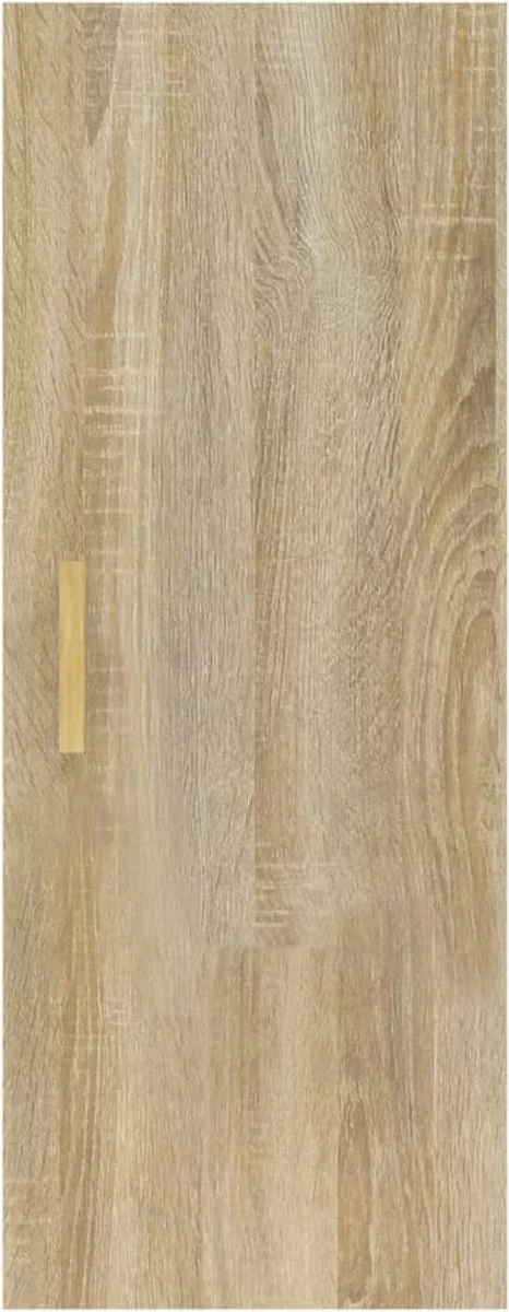Furniture Limited - Wandkast 34,5x34x90 Cm Bewerkt Hout Sonoma Eikenkleurig 9 Furniture Limited - Wandkast 34,5x34x90 Cm Bewerkt Hout Sonoma Eikenkleurig - Afbeelding 7