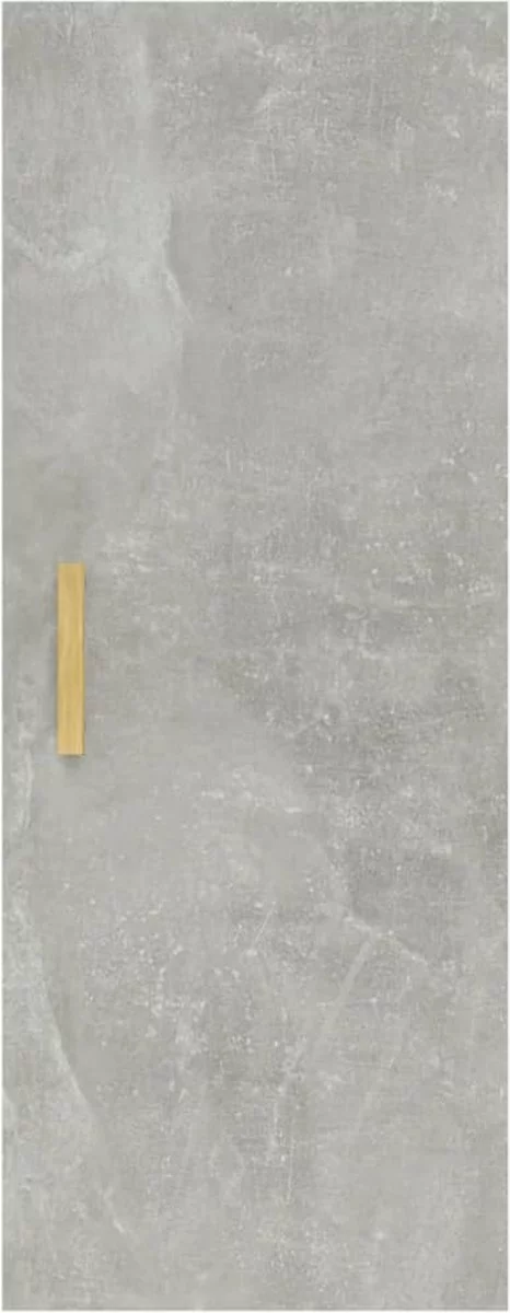 Furniture Limited - Wandkast 34,5x34x90 Cm Bewerkt Hout Betongrijs 8 Furniture Limited - Wandkast 34,5x34x90 Cm Bewerkt Hout Betongrijs - Afbeelding 6