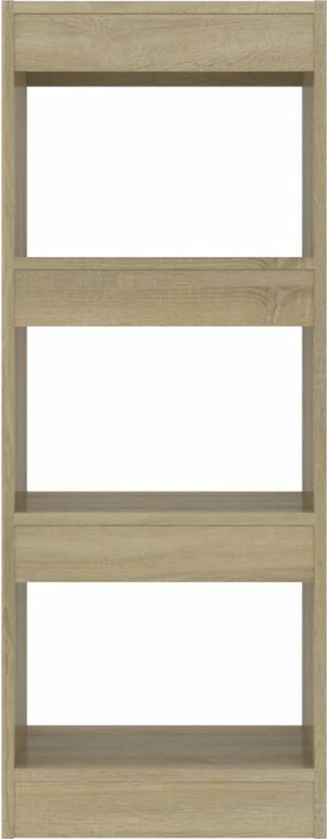 Furniture Limited - Boekenkast/kamerscherm 40x30x103 Cm Spaanplaat Sonoma Eiken 7 Furniture Limited - Boekenkast/kamerscherm 40x30x103 Cm Spaanplaat Sonoma Eiken - Afbeelding 5