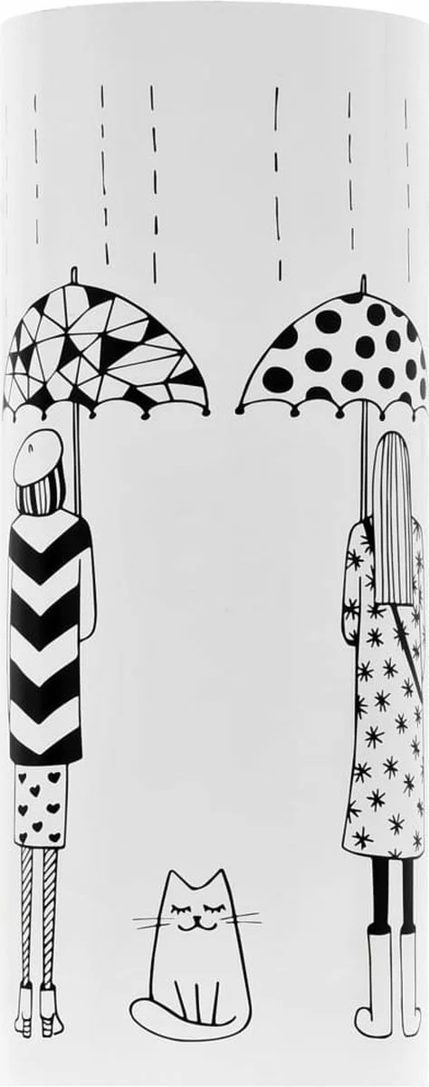 Furniture Limited - Parapluhouder Vrouwen Staal Wit 8 Furniture Limited - Parapluhouder Vrouwen Staal Wit - Afbeelding 6