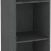 Furniture Limited - Boekenkast/kamerscherm 36x33x110 Cm Massief Grenenhout Grijs -DECORATIE Winkel 475x1200 1