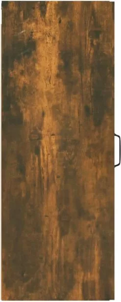 Furniture Limited - Wandkast 34,5x34x90 Cm Bewerkt Hout Gerookt Eikenkleurig -DECORATIE Winkel 483x1200