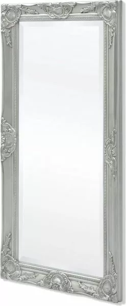 Furniture Limited - Wandspiegel Barok 100 X 50 Cm Zilver -DECORATIE Winkel 496x1200