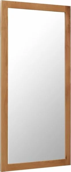 Furniture Limited - Spiegel 60x120 Cm Massief Eikenhout