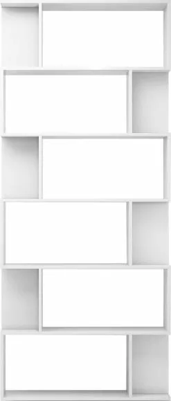 Furniture Limited - Boekenkast/kamerscherm 80x24x192 Cm Hoogglans Wit 16 Furniture Limited - Boekenkast/kamerscherm 80x24x192 Cm Hoogglans Wit -DECORATIE Winkel 512x1200 1