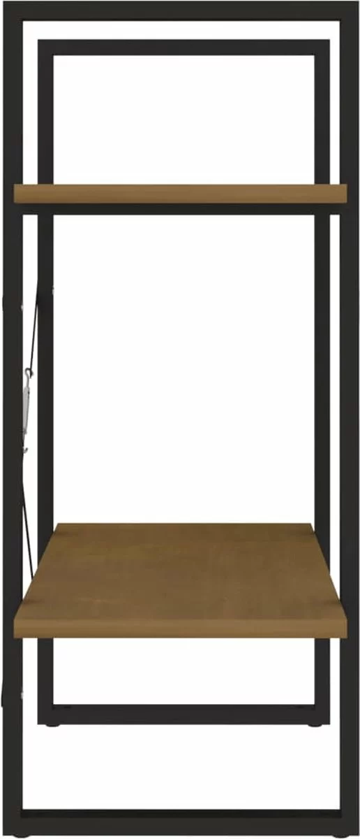 Furniture Limited - Boekenkast Met 2 Schappen 60x30x70 Cm Grenenhout Honingbruin 8 Furniture Limited - Boekenkast Met 2 Schappen 60x30x70 Cm Grenenhout Honingbruin - Afbeelding 6