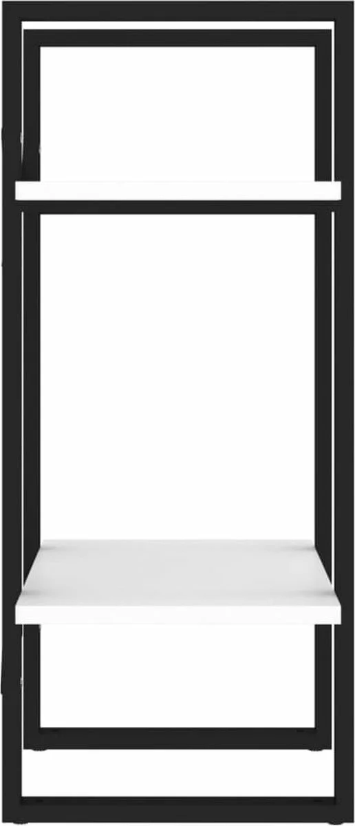 Furniture Limited - Boekenkast Met 2 Schappen 40x30x70 Cm Bewerkt Hout Wit 8 Furniture Limited - Boekenkast Met 2 Schappen 40x30x70 Cm Bewerkt Hout Wit - Afbeelding 6