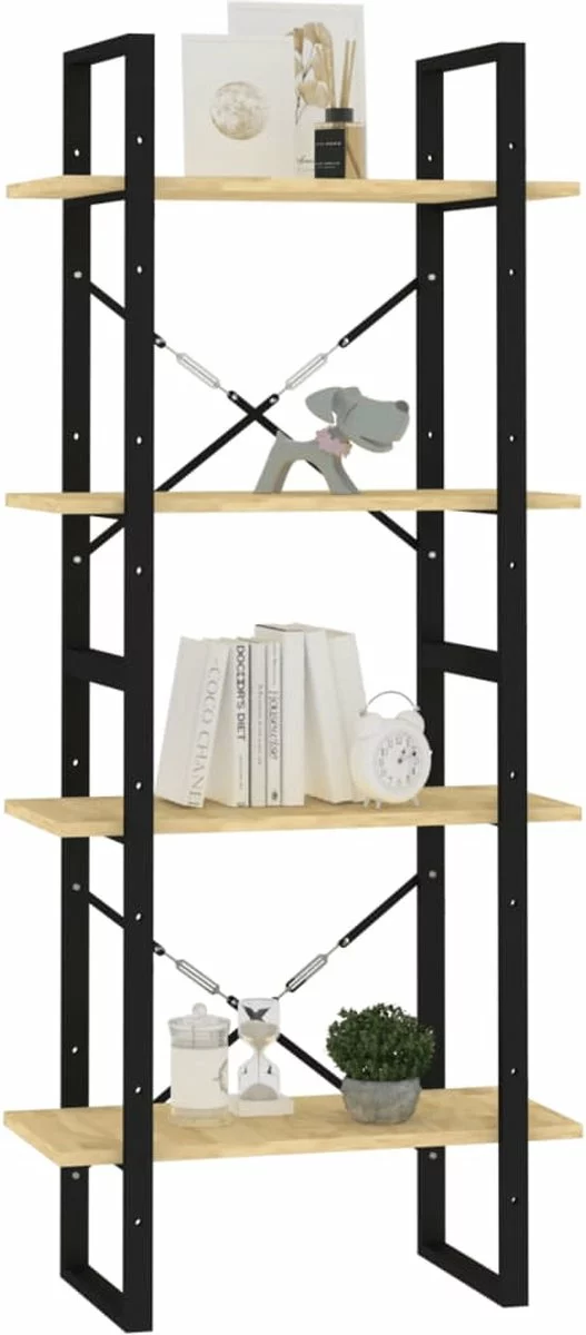 Furniture Limited - Boekenkast Met 4 Schappen 60x30x140 Cm Massief Grenenhout 11 Furniture Limited - Boekenkast Met 4 Schappen 60x30x140 Cm Massief Grenenhout - Afbeelding 9