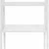 Furniture Limited - Ladder Boekenkast 4 Schappen Metaal Wit -DECORATIE Winkel 528x1200