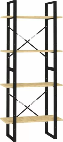 Furniture Limited - Boekenkast Met 4 Schappen 60x30x140 Cm Massief Grenenhout 16 Furniture Limited - Boekenkast Met 4 Schappen 60x30x140 Cm Massief Grenenhout -DECORATIE Winkel 538x1200 5