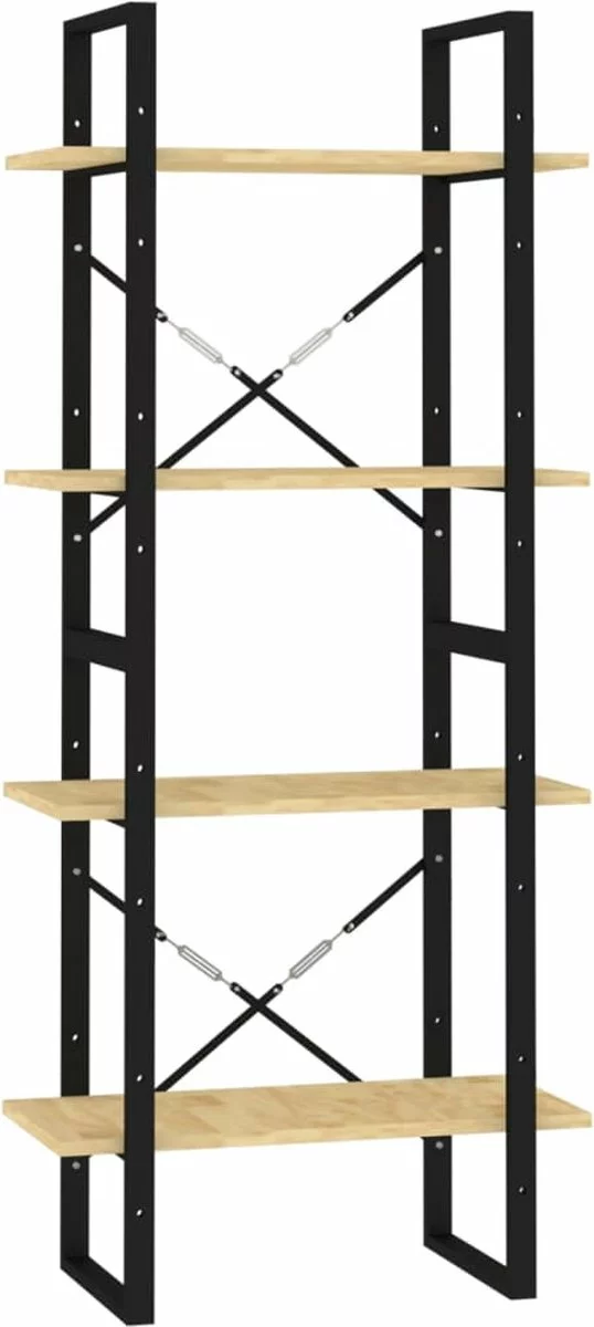 Furniture Limited - Boekenkast Met 4 Schappen 60x30x140 Cm Massief Grenenhout 8 Furniture Limited - Boekenkast Met 4 Schappen 60x30x140 Cm Massief Grenenhout - Afbeelding 6