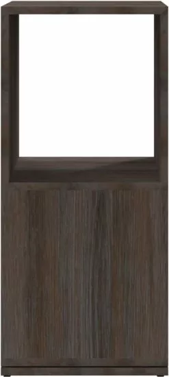 Furniture Limited - Draaikast 34,5x34,5x75,5 Cm Spaanplaat Grijs En Sonoma Eiken -DECORATIE Winkel 539x1200