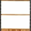 Furniture Limited - Boekenkast Met 4 Schappen 80x30x180 Cm Ruw Mangohout 2 Furniture Limited - Boekenkast Met 4 Schappen 80x30x180 Cm Ruw Mangohout -DECORATIE Winkel 540x1200 2