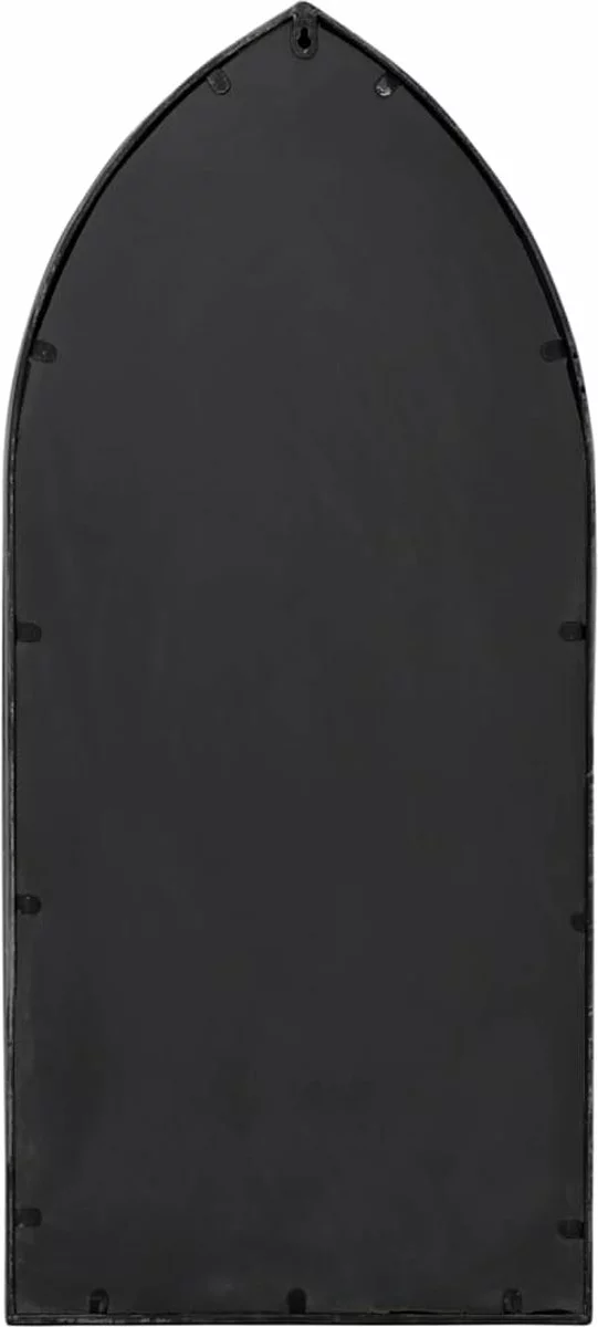 Furniture Limited - Spiegel 100x45 Cm Ijzer Zwart 5 Furniture Limited - Spiegel 100x45 Cm Ijzer Zwart - Afbeelding 3