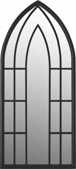 Furniture Limited - Spiegel 70x30 Cm Ijzer Zwart